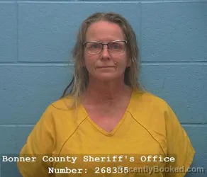 Mugshot of MERRY ANGELA SMITH booked in Bonner County, Idaho on March 31, 2026