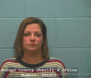 Mugshot of PENNI ANN SPAULDING booked in Bonner County, Idaho on April 5, 2026