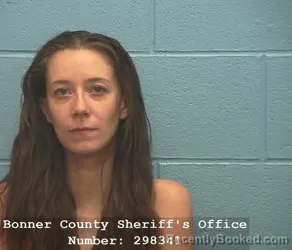 Booking photo from Bonner County, Idaho