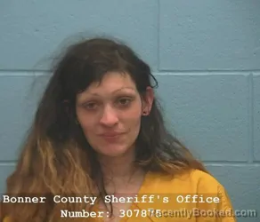 Booking photo from Bonner County, Idaho