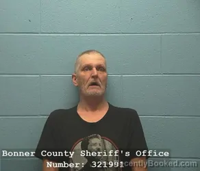 Mugshot of KENNETH LEROY TIMMONS booked in Bonner County, Idaho on June 3, 2026