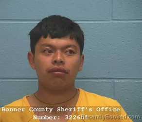 Mugshot of JOSE GABRIEL MARTINEZ-PEREZ booked in Bonner County, Idaho on March 25, 2026