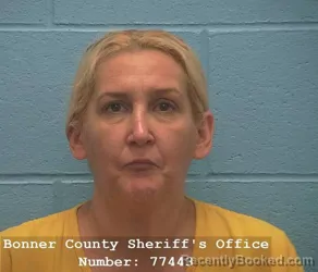 Mugshot of ADRIANNA TERESE MALLEY booked in Bonner County, Idaho on March 23, 2026