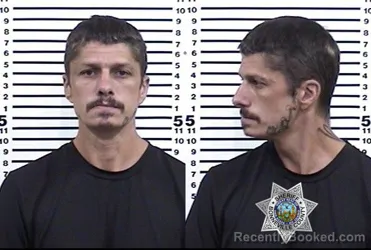 Mugshot of Joshua Martin Gentle booked in Bonneville County, Idaho on August 11, 2026