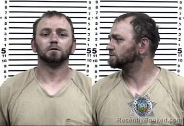 Mugshot of JUSTIN DOUGLAS WILSON booked in Bonneville County, Idaho on July 9, 2026