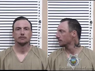 Mugshot of SHANE MICHAEL SUTTON booked in Bonneville County, Idaho on July 14, 2026