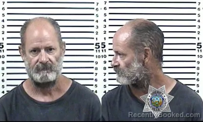 Mugshot of David William Paschke booked in Bonneville County, Idaho on August 23, 2026