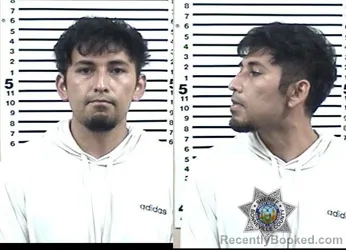 Mugshot of Gustavo Ulises Padilla Jimenez booked in Bonneville County, Idaho on September 3, 2026