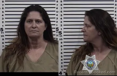 Mugshot of Tammy Ann Thomas booked in Bonneville County, Idaho on August 17, 2026