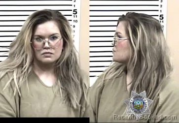 Mugshot of RACHEL LYNN READING booked in Bonneville County, Idaho on July 6, 2026