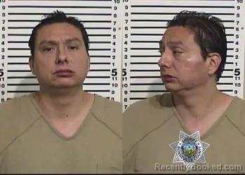 Mugshot of ADAM NOEL CERDA GARCIA booked in Bonneville County, Idaho on July 11, 2026