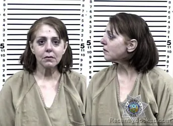 Mugshot of Carla Michele Edwards booked in Bonneville County, Idaho on August 29, 2026