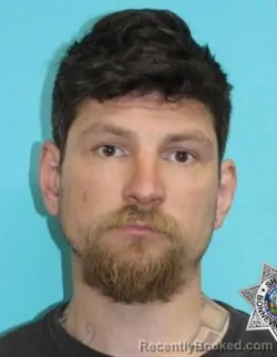 Mugshot of DERRICK MATTHEW POWELL booked in Bonneville County, Idaho on March 21, 2026