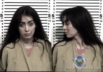 Mugshot of SAQUOIA CAPRICE HATHAWAY booked in Bonneville County, Idaho on March 19, 2026