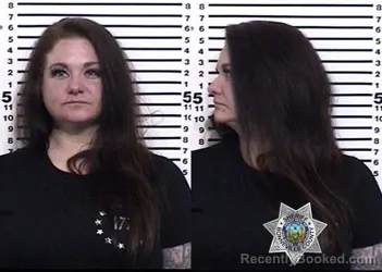 Mugshot of CIARAH LAYNE KLUESNER booked in Bonneville County, Idaho on May 17, 2026