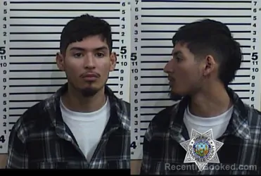 Mugshot of Armando Pena booked in Bonneville County, Idaho on October 3, 2026