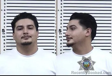 Mugshot of Rey Fernando Olivas booked in Bonneville County, Idaho on September 18, 2026