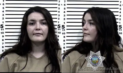Mugshot of ELYSSA CHEYAN MOSS booked in Bonneville County, Idaho on May 15, 2026