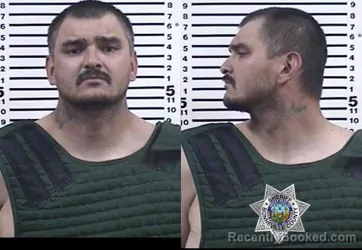 Mugshot of Roman Joel Riojas booked in Bonneville County, Idaho on September 16, 2026