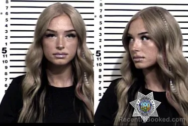 Mugshot of AURIA MIST BROWN booked in Bonneville County, Idaho on May 24, 2026