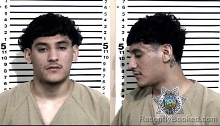 Mugshot of GIOVANNI HERIBERTO MENDOZA-NAVA booked in Bonneville County, Idaho on May 20, 2026