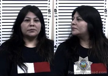 Mugshot of GLORIA CAROLINA HERNANDEZ booked in Bonneville County, Idaho on March 13, 2026