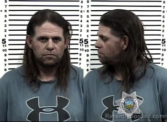 Booking photo from Bonneville County, Idaho