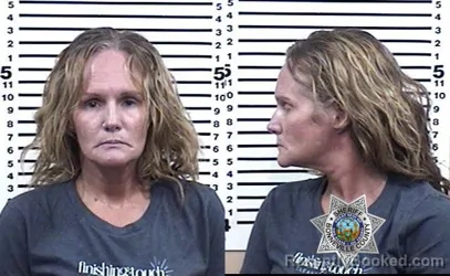 Mugshot of KELLIE LACIE KEELER booked in Bonneville County, Idaho on May 22, 2026