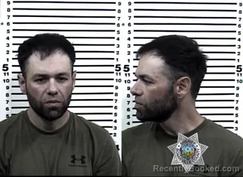 Mugshot of COREY MICHAEL OGEA booked in Bonneville County, Idaho on July 29, 2026