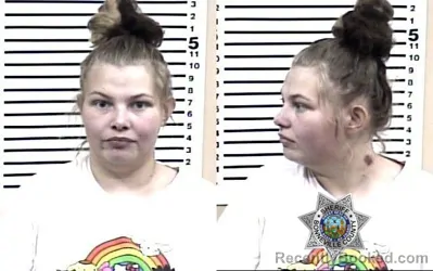 Mugshot of TARA Z DAWN CAIN booked in Bonneville County, Idaho on June 4, 2026
