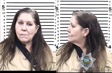 Mugshot of Evonne Lynn M Ramsey booked in Bonneville County, Idaho on August 28, 2026
