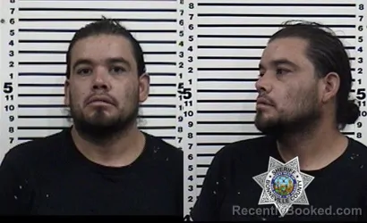 Mugshot of OSCAR SANCHEZ booked in Bonneville County, Idaho on July 13, 2026