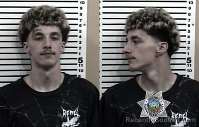 Mugshot of BRAXTON JAMES RADFORD booked in Bonneville County, Idaho on July 22, 2026