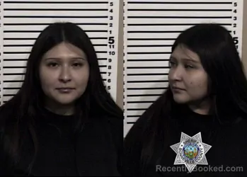 Mugshot of BRIANA HERNANDEZ booked in Bonneville County, Idaho on June 24, 2026
