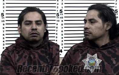 Booking photo from Bonneville County, Idaho