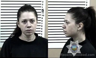 Mugshot of MESSINA LEIGH HOLVERSON booked in Bonneville County, Idaho on March 11, 2026