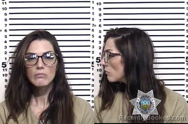 Mugshot of AUBREY JANAE JOLLEY booked in Bonneville County, Idaho on July 15, 2026