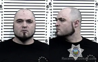 Mugshot of RYAN JOSEPH BURNETT booked in Bonneville County, Idaho on March 12, 2026