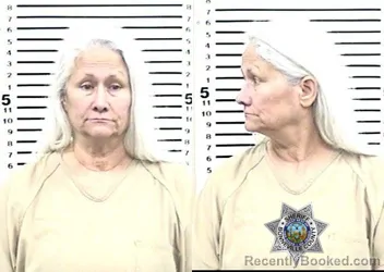 Mugshot of DIANE MIGNON WETHERBEE booked in Bonneville County, Idaho on March 14, 2026