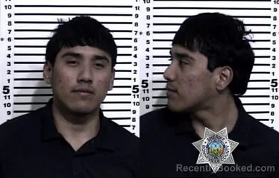 Mugshot of JUAN ALBERTO ARIAS-RAMIREZ booked in Bonneville County, Idaho on May 16, 2026