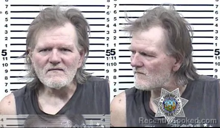 Mugshot of JAMES ORVILLE HOLLAND booked in Bonneville County, Idaho on May 17, 2026