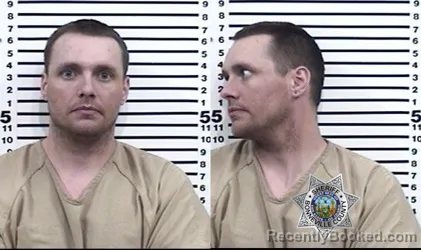 Mugshot of NICHOLAS JASON SCOTT AESCHLIMAN booked in Bonneville County, Idaho on May 24, 2026