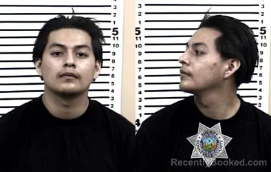 Mugshot of MARIO ANGEL ARIAS booked in Bonneville County, Idaho on June 4, 2026