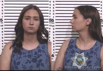 Mugshot of Shelby Faith Lee booked in Bonneville County, Idaho on August 16, 2026