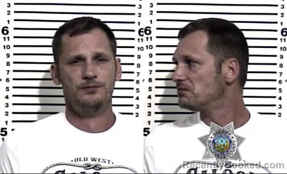 Mugshot of Shaw Patrick Oconnor booked in Bonneville County, Idaho on August 23, 2026