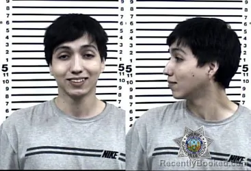 Mugshot of Eric Daniel Meraz booked in Bonneville County, Idaho on September 3, 2026