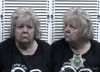 Mugshot of Sandra Geralyn Brown booked in Bonneville County, Idaho on September 7, 2026