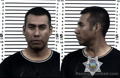 Mugshot of Geovanni Iturralde Ascencio booked in Bonneville County, Idaho on September 12, 2026