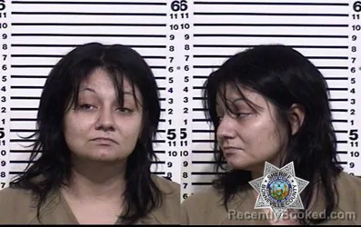 Mugshot of Mereacca Janece Pedersen booked in Bonneville County, Idaho on September 17, 2026