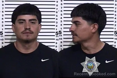 Mugshot of Jared Ivan Hernandez booked in Bonneville County, Idaho on October 3, 2026